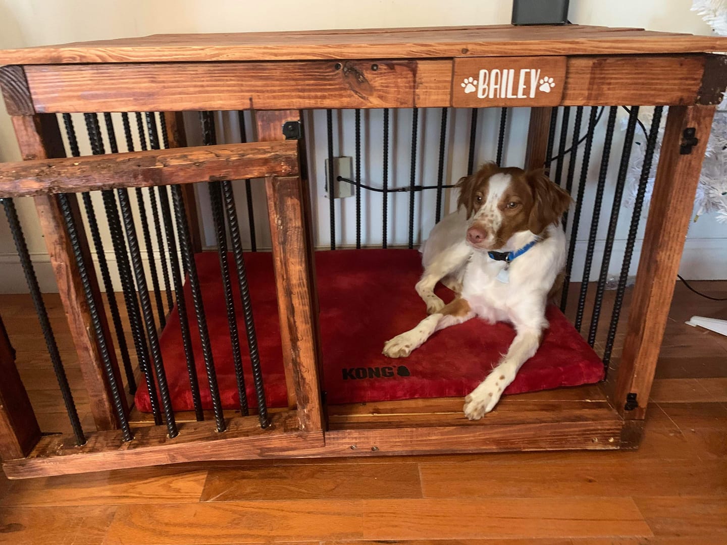 Farmhouse Style Custom Dog Crate